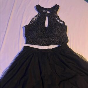 Elegant Black Lace dress
